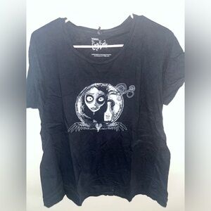 Corpse Bride Halloween Black T Shirt
